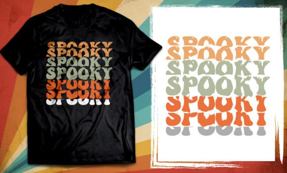 Download Typography Spooky T Shirt Design - T shirt design Collection