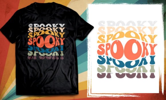 Download Spooky Typography T Shirt Design - T shirt design Collection