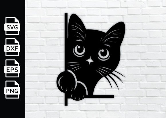 Download Peeking Cat SVG Cut Files DXF, PNG - Svg cut files Collection