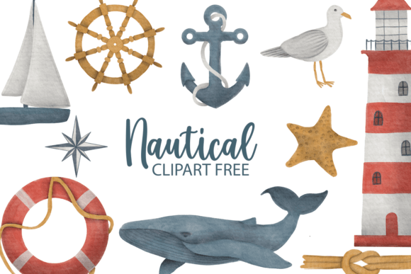 Download Nautical Clipart Free - Premium Bundle